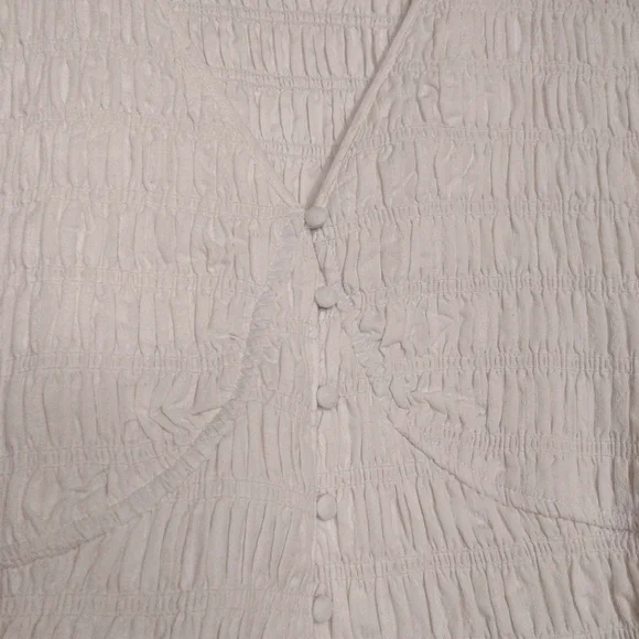 AVARA White Ruffled Cap Sleeve Dress Size XX-Large - Picture 5 of 14